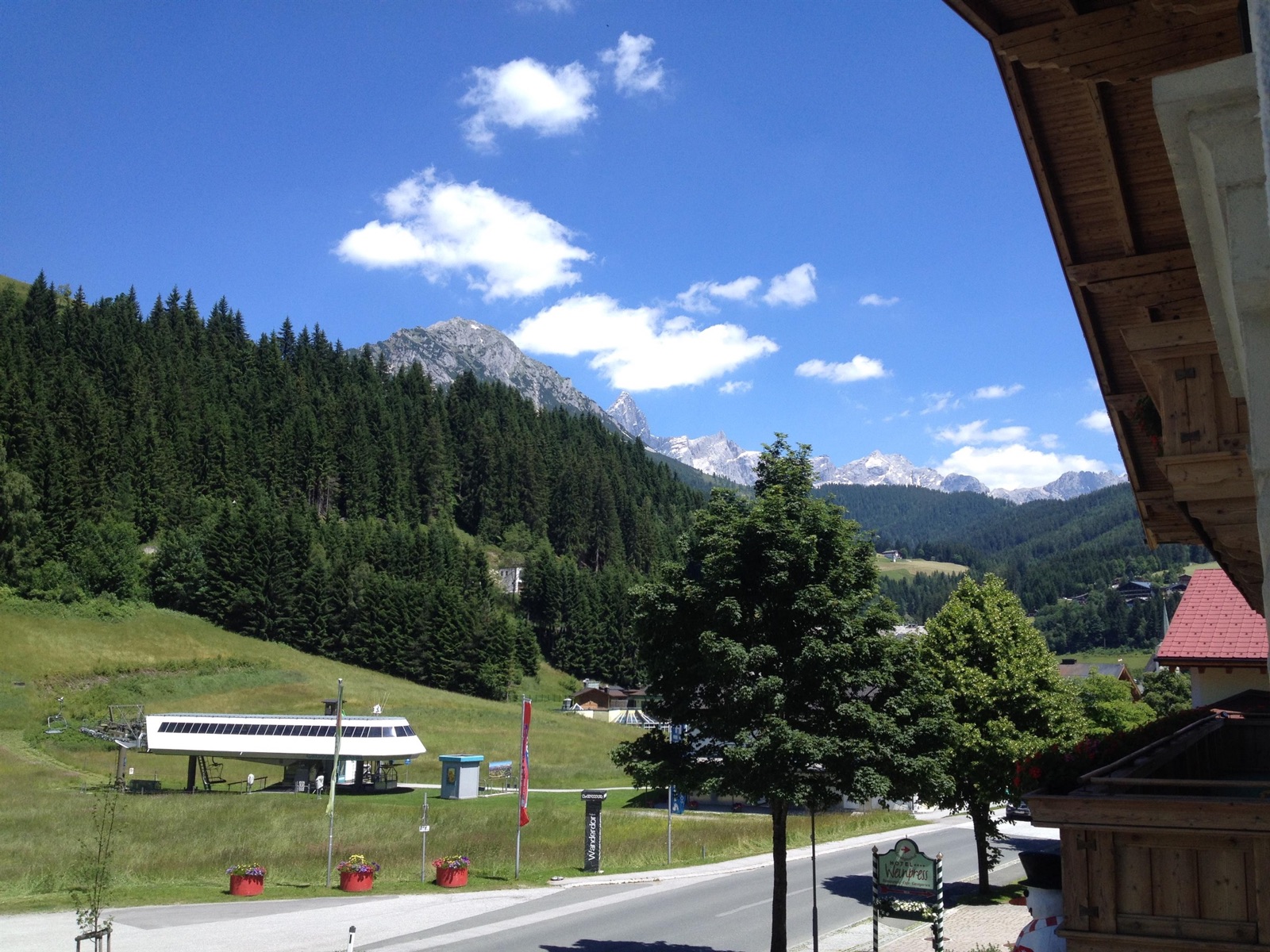 Aussicht vom Appartement Hofalm