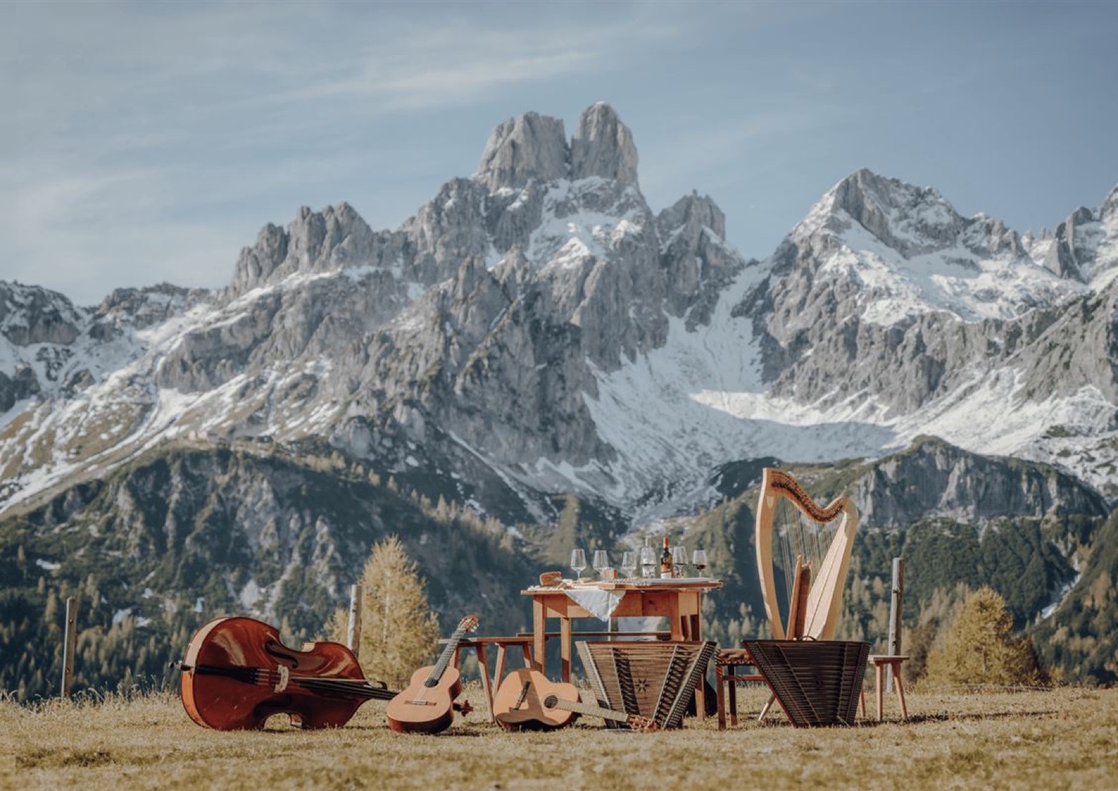 Saitenmusik beim Bauernherbst in Filzmoos