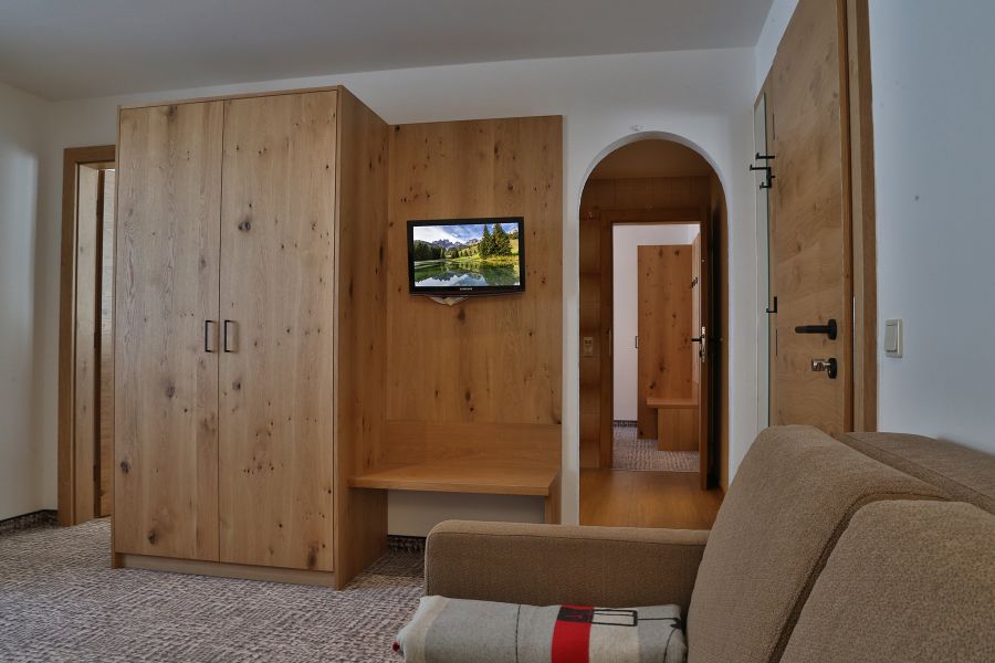 Wohnbereich im Appartement Hofalm